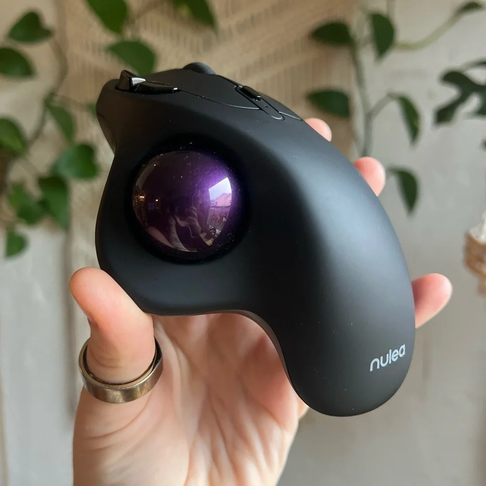 Nulea M501 Wireless Trackball Mouse – Ergonomic Bluetooth/2.4G – With Box